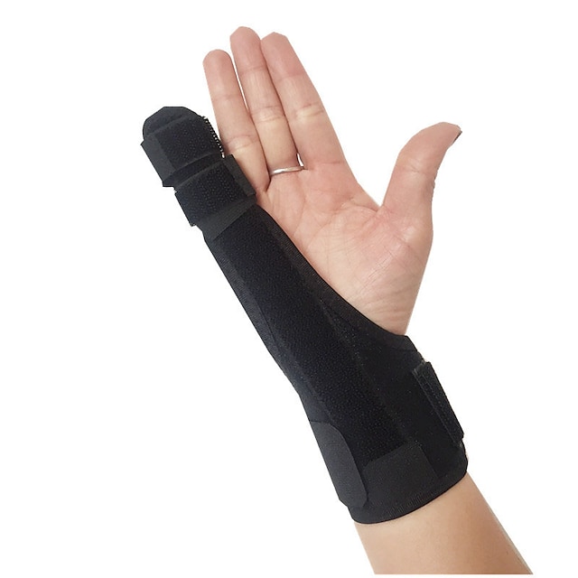 1pc Finger Splint Fracture Sprain Protector Finger Tendon Rupture Sheath With Steel Plate Fixation With Bone Fracture Stent