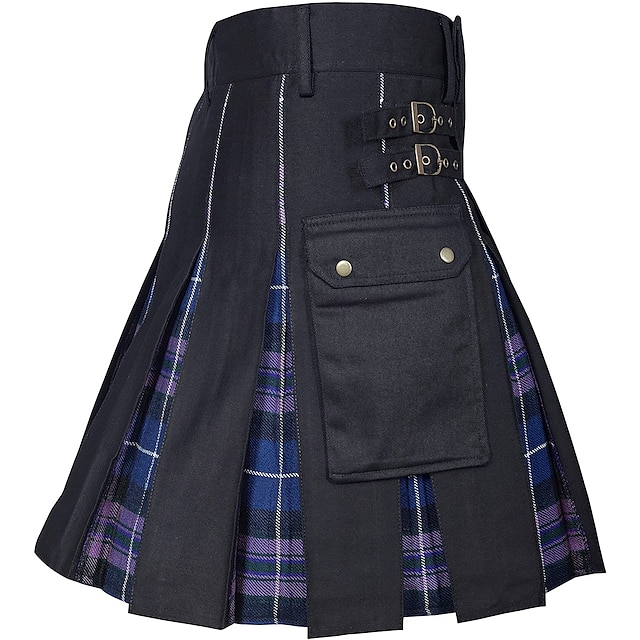  Retro Punk a gotika Skotské užitkové kilty Pánské Keltské Plesová maškaráda Večírek Dospělé Sukně