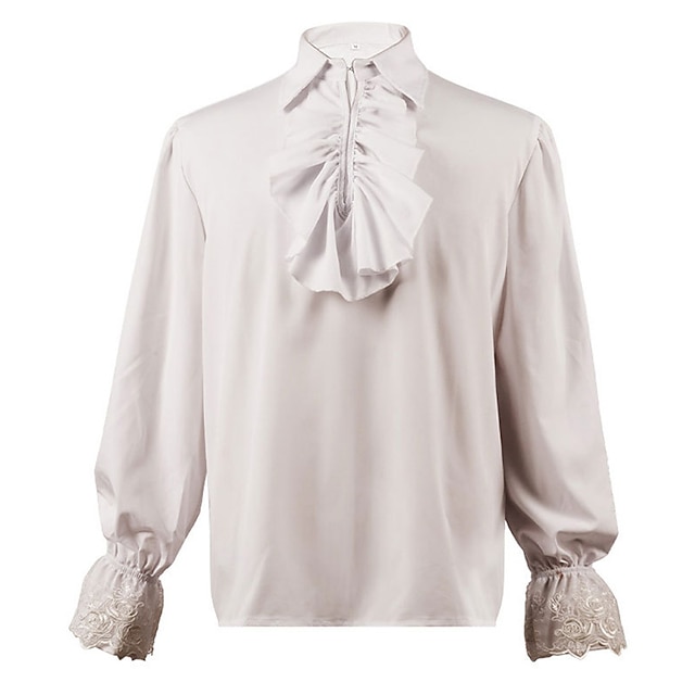 Retro Vintage Victorian Medieval Renaissance Blouse / Shirt Cosplay ...