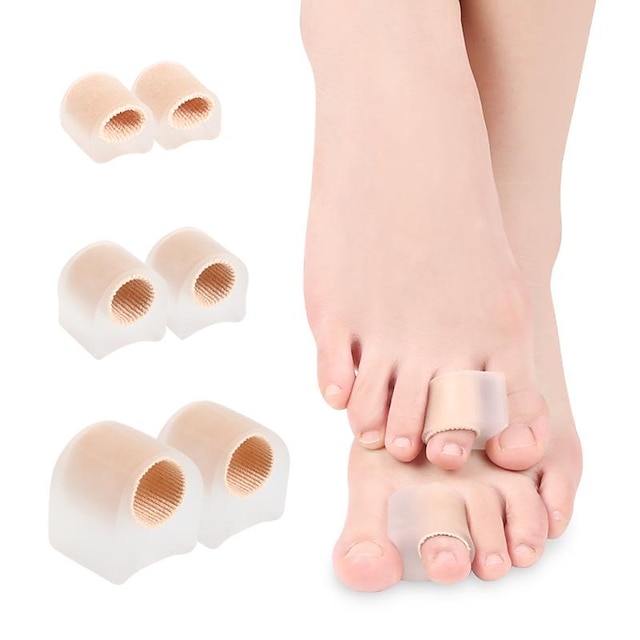  Women's Silicone Toe Separators Correction Fixed Daily / Practice Clear-M / Clear-S / Clear-L 1 Pair