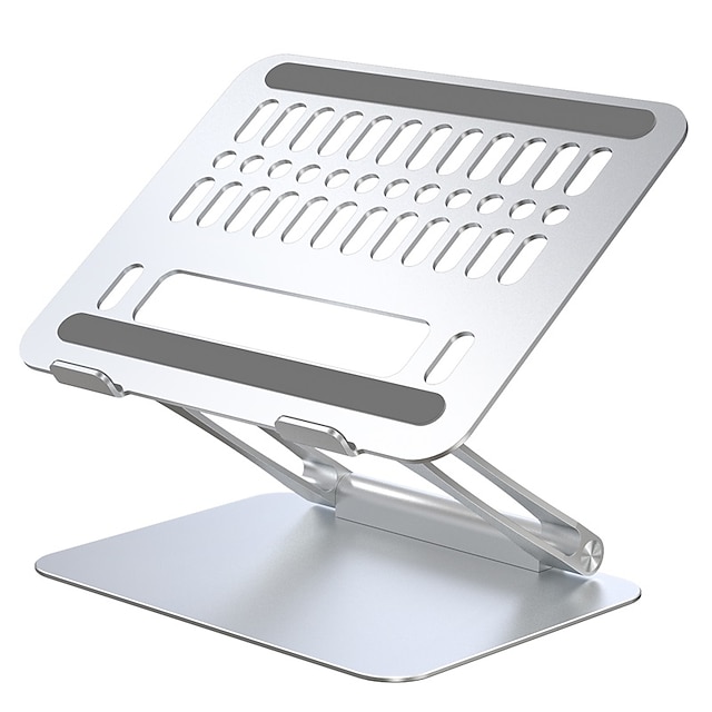  Laptop Stand für Schreibtisch Verstellbarer Laptopständer Aluminium Faltbar Alles in einem Verstellbar Laptop Halter Kompatibel mit Kindle Fire iPad Pro MacBook Air Pro 9 bis 15,6 Zoll 17 Zoll