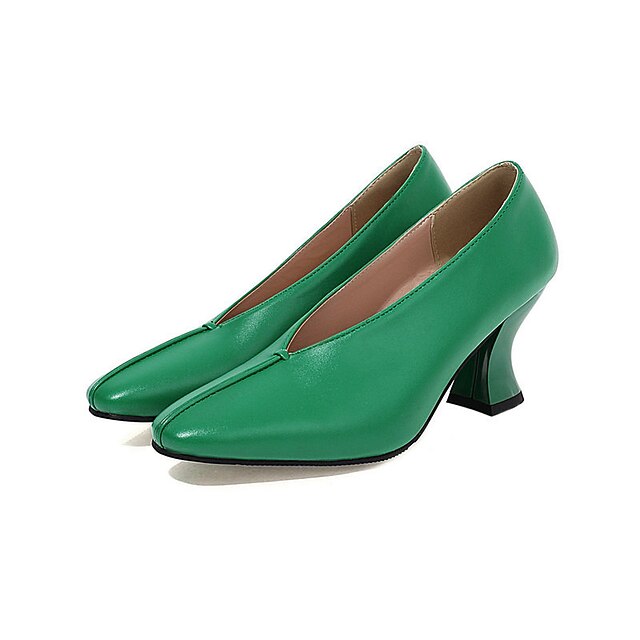 Women's Heels Pumps Comfort Shoes Work Daily Solid Colored Summer High