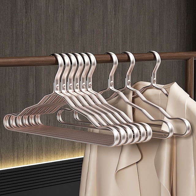  5 stks kleerhanger 5 stks aluminium kleerhangers antislip droogrek kledingkast ruimtebesparend kleding opbergrek droogrek