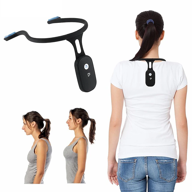 Smart Posture Corrector Device Posture Training Realtime Scientific Back Posture Correct Neck Hump Corrector Adult Kid Health 13