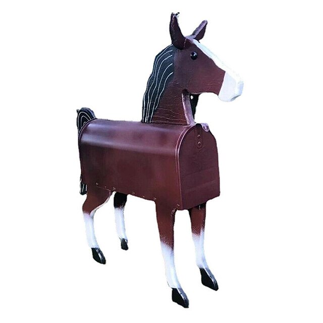 Unique Horses Cow Mailbox, Creative Personalised Animals Mailbox, Handmade Post Letter Box