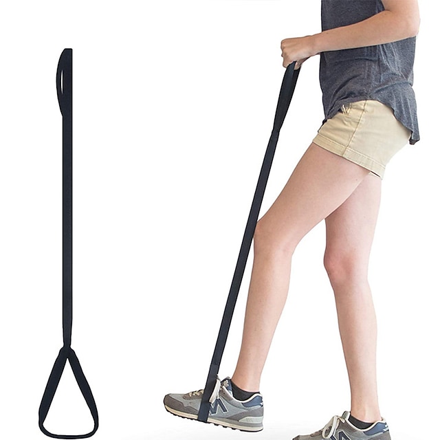  脚を持ち上げる麻痺のある高齢患者のための2個の脚を持ち上げる補助ベルト 脚を持ち上げる補助ベルト 下肢のリハビリのための脚を持ち上げるトレーニングベルト