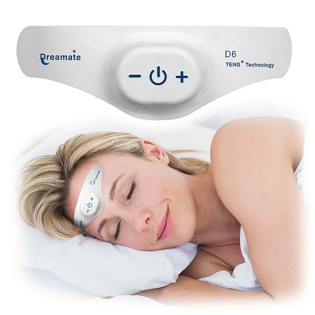  Instrumento de sono de insônia para alívio de enxaqueca dezenas dispositivo de auxílio ao sono de microcorrente dispositivo de massageador de cabeça de alívio de pressão para enxaqueca