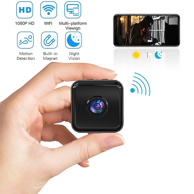  新しい x2 ミニカメラ hd 1080p wifi ip カメラ ホームセキュリティ ナイトビジョン ワイヤレスリモート監視カメラ ミニカメラ