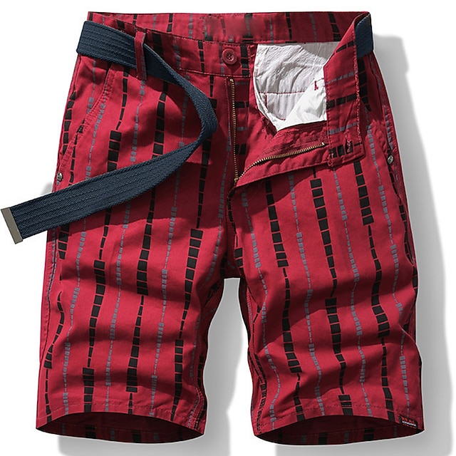 Men's Chino Shorts Bermuda shorts Work Shorts Pocket Print Graphic