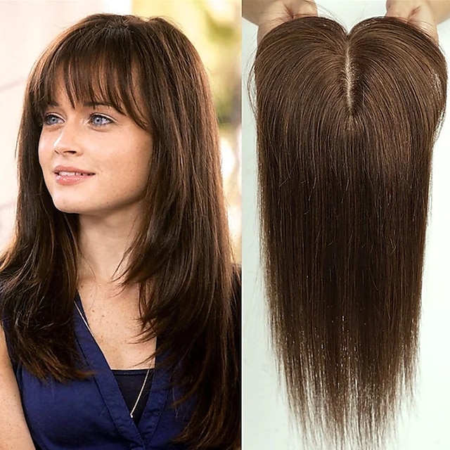  human hair reconditioner 2# farve glat hår 6-12inch til kvinder