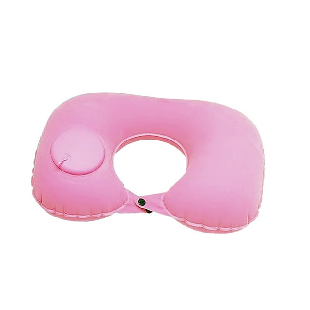  almohada de viaje de inflación almohada de cuello de tpu en forma de u para almohada inflable de viaje