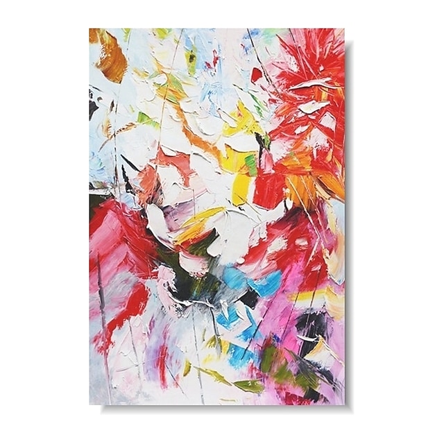  ręcznie malowany obraz olejny na ścianę nowoczesny abstrakcyjny kolorowy kwiat płótno z pejzażem malarstwo home decoration decor walcowane obrazy na płótnie