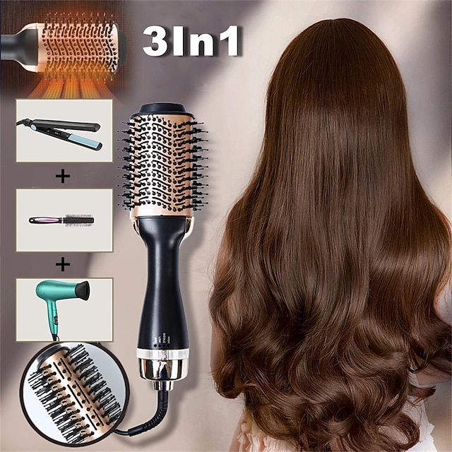  modelador de cabelo escova pente de ar quente íon elétrico secador de cabelo escova alisadora pente ferramenta de cabeleireiro secador de cabelo escova doméstica