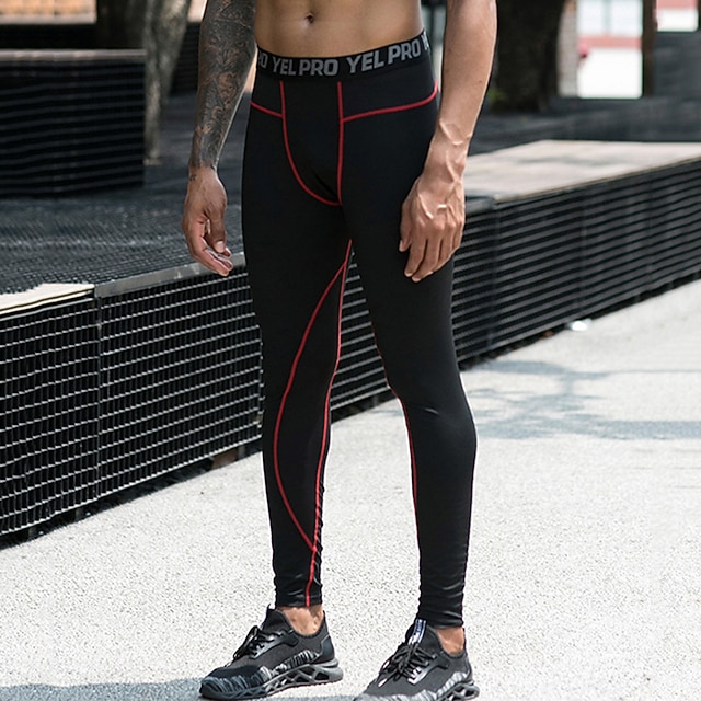 Men's Compression Pants Running Base Layer Compression Pants Athletic