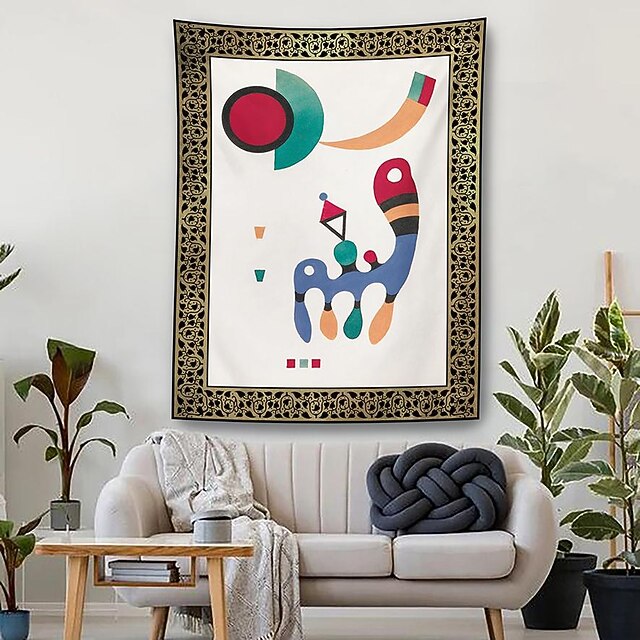 Wassily Kandinsky Wall Tapestry Art Decor Famous Painting Photograph