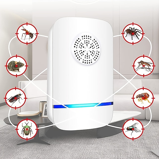  ultrazvukový odpuzovač hmyzu vnitřní elektronický odpuzovač hmyzu použitelný na komáry myši, šváby, pavouky a hmyz