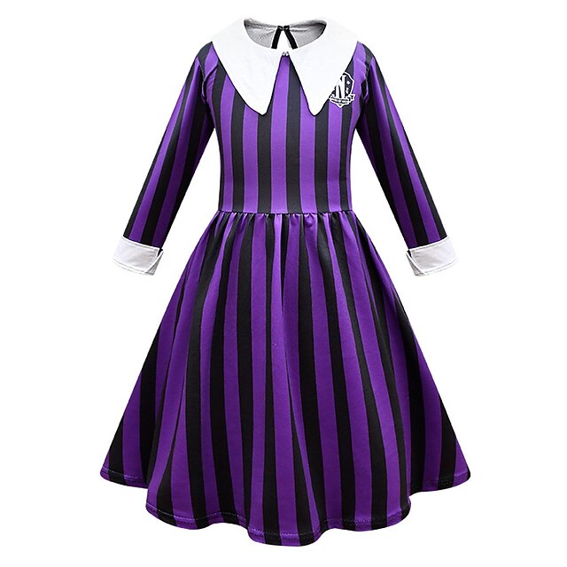 Gothic Horror Dark Academia Dress Cosplay Movie Cosplay for Girls' Kid's Carnival Masquerade4