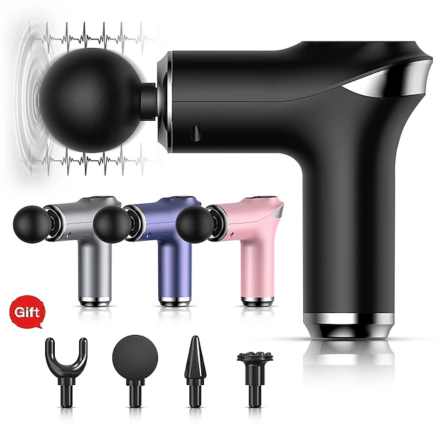 Portable Massage Gun High Frequency Muscle Vibration Massager For The Whole Body Deep Relaxation Muscle Pain Relief Fitness Massager 11