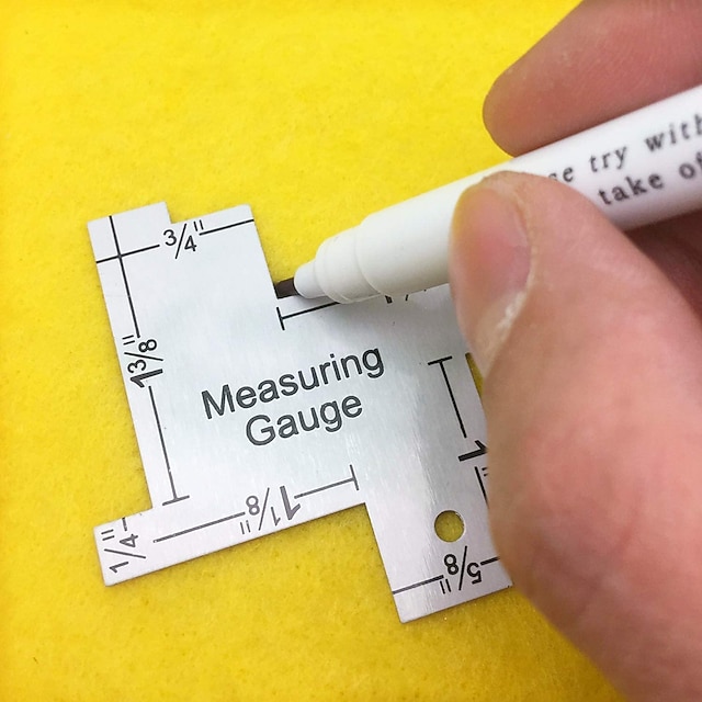  14-in-1 Measuring Gauge Sewing Tool, Sewing Ruler for DIY Sewing Craft