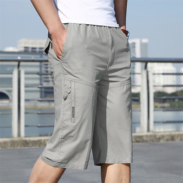 Men's Cargo Shorts Capri shorts Capri Pants Hiking Shorts Pocket ...
