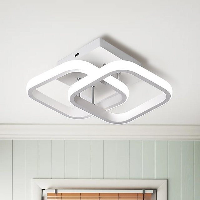  Φωτιστικό οροφής 24 cm Φωτιστικά led flush mount μεταλλικά μοντέρνα βαμμένα φινιρίσματα 110-120v 220-240v