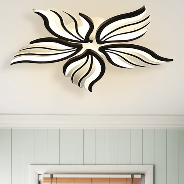  dimbare cluster design plafondlampen plastic artistieke stijl moderne stijl nieuwigheid zwarte led moderne 110-240 v