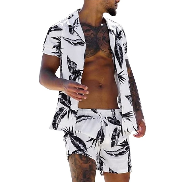 Chicago White Sox Logo And Green Leaf Pattern All Over Print Hawaiian Shirt  For Fans - Freedomdesign