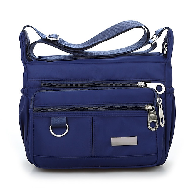  crossbody bag for women waterproof nylon shoulder bag messenger bag casual purse handbag 2020 new (deep blue)