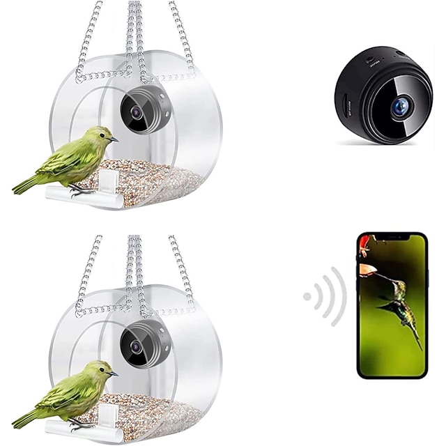 Bird Feeder with Camera, Bird Watching Camera HD 1080P NightVersion
