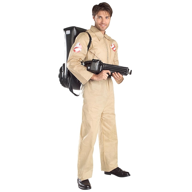  Ghostbusters Movie / TV Theme Costumes Cosplay Costume Men's Women's Movie Cosplay Overalls Accessories Set Overalls + Bags Carnival Masquerade Leotard / Onesie Bag