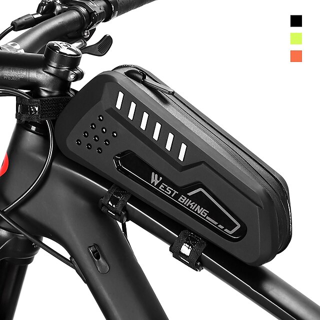  WEST BIKING® 1.5 L Bolsa para Quadro de Bicicleta Portátil Durável Fácil de Instalar Bolsa de Bicicleta TPU Bolsa de Bicicleta Bolsa de Ciclismo Ciclismo Triatlo