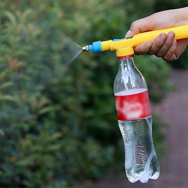  ручной распылитель воздуха, регулируемый разбрызгиватель для бутылок с напитками, насадка для полива сада, инструмент для распыления