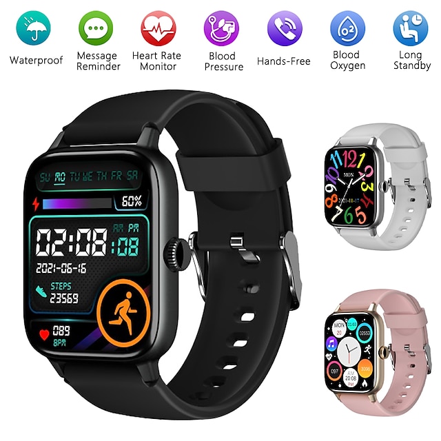  tw2 smart watch 1.92 inch scherm bt bellen muziek nfc toegang ai audio mannen vrouwen hartslagmeter sport smartwatch
