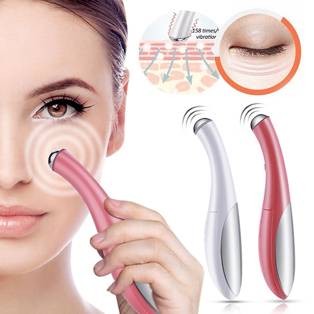  tragbarer elektrischer Vibrations-Augenmassagestift helles Auge Must-Have Augenfalten entfernen Augenringe entfernen Ödeme Massagegerät
