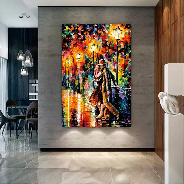  handgjord handmålad oljemålning vägg modern abstrakt älskare målning klappkniv konst canvas målning heminredning dekor rullad duk ingen ram osträckt