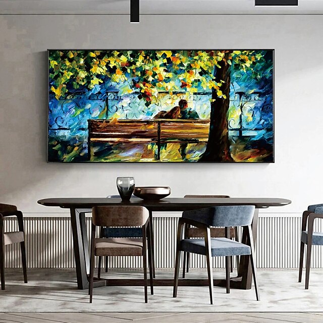  Handmade Hand Painted Wall Art Modern Abstract Leonid Afremov Lovers Home Decoration Decor Rolled Canvas No Frame Unstretched