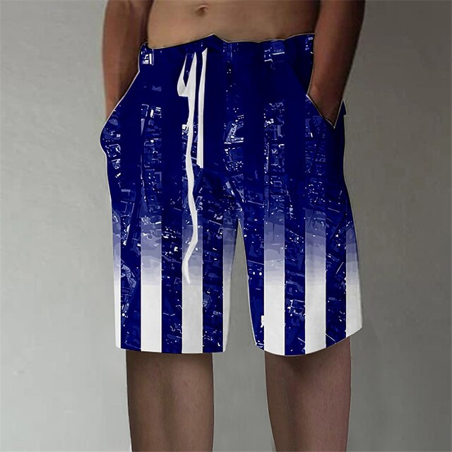 Men's Shorts Summer Shorts Beach Shorts Baggy Shorts Drawstring Elastic