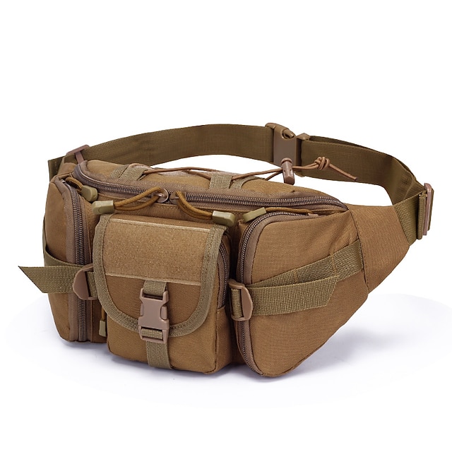  vedenpitävä nylon miesten fanny pack taktinen armeijan vyölaukku vaellus retkeily olkapäävyö peppu urheilu rintalaukut