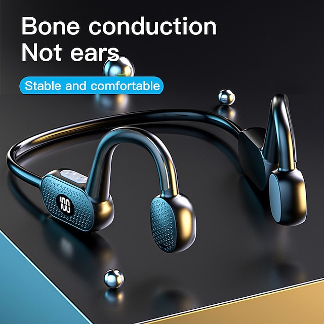  سماعة أذن imosi x6 تعمل بتقنية توصيل العظام مزودة بتقنية البلوتوث 5.0 رياضية بتصميم مريح وسماعات أذن رياضية لاسلكية تعمل بدون استخدام اليدين للألعاب سماعة رأس مزودة بتقنية البلوتوث