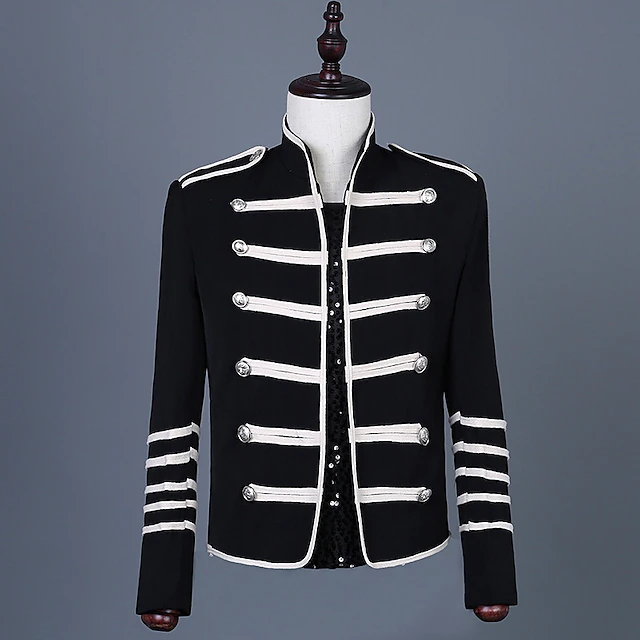 Rococo Victorian Coat Suits & Blazers Uniform Prince Aristocrat Men's ...