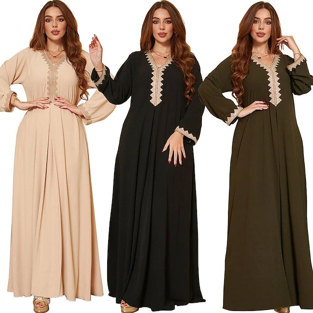  女性用 ドレス アバヤ 宗教 サウジアラビア語 アラビア語 イスラム教徒 ラマダン 大人 ドレス