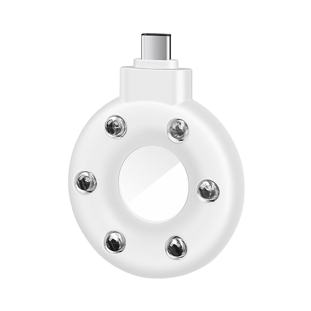  Camera Detectors LED Hidden Device Detector Anti-Spy Camera Finder Locates Hidden Device USB-C Portable Mini Mobile Phone Anti Theft Alarm in Hotels and Bathroom