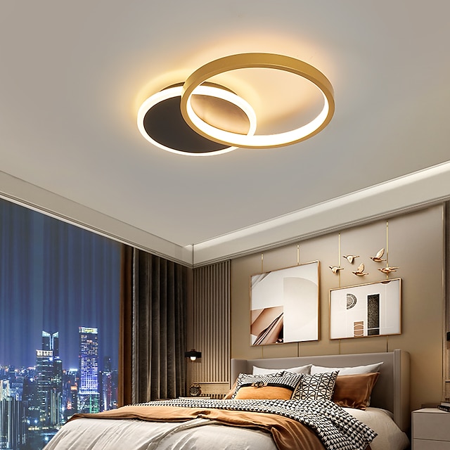 LED Ceiling Light Circle Design 35cm Ceiling Lamp Modern Artistic Metal ...