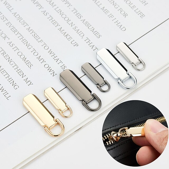 Detachable Metal Zipper Pullers for Zipper Sliders Head Zipper Pull Tab