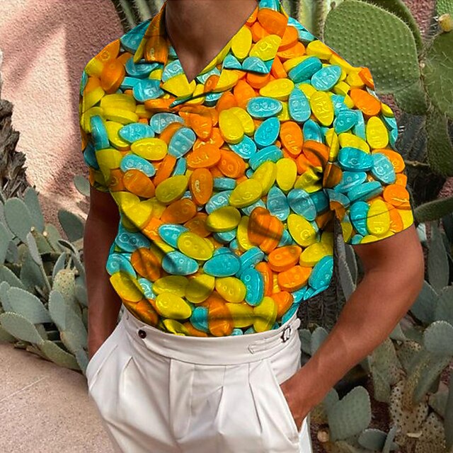 Pulsing Optical illusion Men's Golf Shirts
