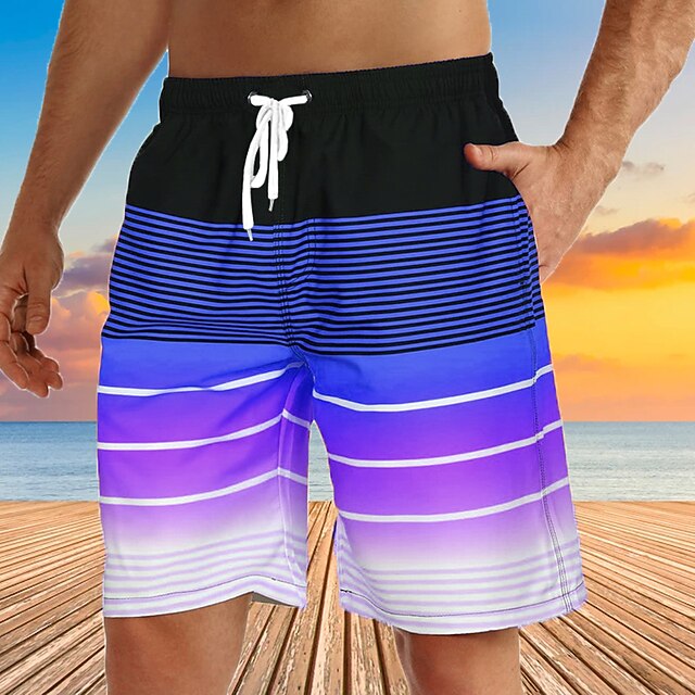 Men's Board Shorts Swim Shorts Swim Trunks Summer Shorts Beach Shorts Drawstring with Mesh