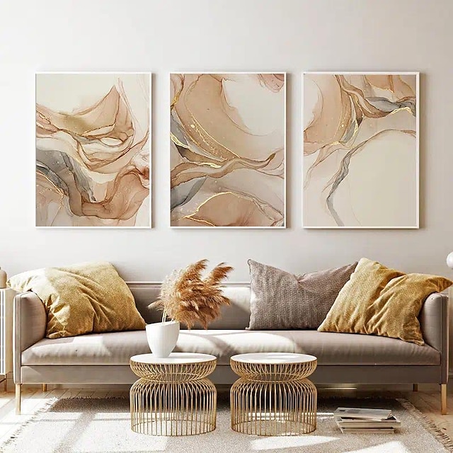  1 Panel Abstract Marble Prints Canvas Wall Art Modern Picture Home Decor Wall Hanging Gift Rolled Canvas Unframed Unstretched