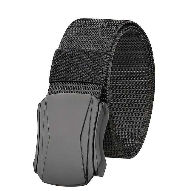 Men's Belt Tactical Belt Nylon Web Work Belt Black Blue Straw Military Army Plain Daily Wear Going out Weekend 8