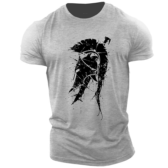  Per uomo Unisex Fantasia geometrica maglietta Stile casual Classico Camicia fresca Manica corta maglietta Con stampe Girocollo Camicia Sportivo Informale Grande e alto Esterno Strada Per eventi Rosa