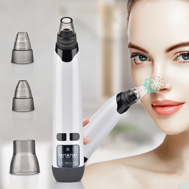  Vacuum Facial Cleansing Blackhead Remover Blackheads Suction Exfoliating Beauty Acne Pimple Remover Tool Skin Care